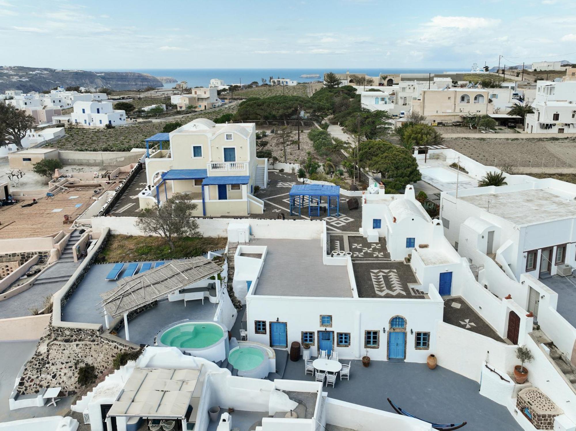 Simantiri Private Villa Megalochori  Exteriér fotografie